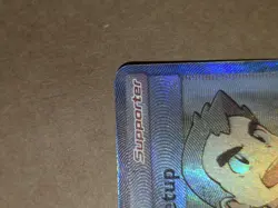 Pokemon Professor Oak's Setup Full Art Holo Sm Cosmic Eclipse 233/236 MISCUT - Image 2
