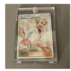 Pokemon Professor Oak's Setup Full Art Ultra Rare Trainer 233/236 Holo - Image 1