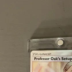 Pokemon Professor Oak's Setup Full Art Ultra Rare Trainer 233/236 Holo - Image 3