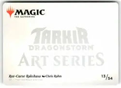 Rot Curse Rakshasa Art Card /54 13 MTG AATDM S NM - Image 2