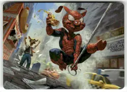 Spider Ham Peter Porker Art Card 19 MTG ASSPM S NM - Image 1
