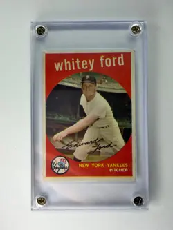 Topps Whitey Ford #430 New York Yankees Pitcher Vintage Baseball Card - Image 1