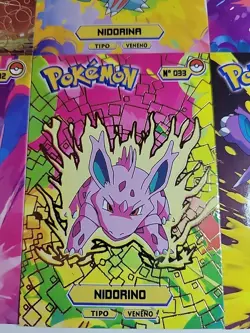 Nidoking Nidoqueen Line Holo Pokemon Attacks Cards Top Peru Card Set Of 6 - Image 3