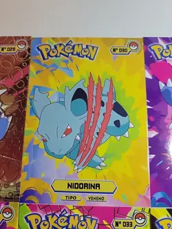 Nidoking Nidoqueen Line Holo Pokemon Attacks Cards Top Peru Card Set Of 6 - Image 4