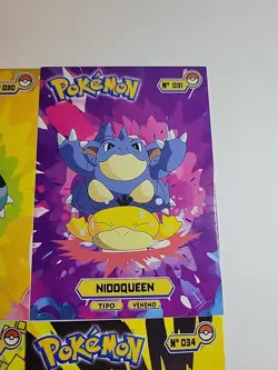 Nidoking Nidoqueen Line Holo Pokemon Attacks Cards Top Peru Card Set Of 6 - Image 5