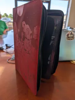 Pokemon TCG Cubone Zipper Binder 9-Pocket Side Loading 432 Cards Red/Black - Image 2