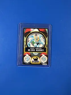 Pokemon Sealdass Sticker Card Machamp No.68 Bandai Pocket Monsters 1997 Japan - Image 1
