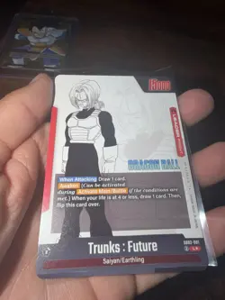 Dragon Ball Super Card Game Fusion World Manga SB02 Gold Leader Future Trunks NM - Image 2