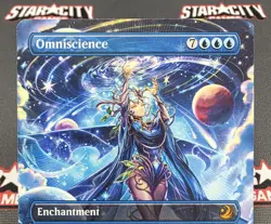 MTG Omniscience- DAMAGED -Enchanting Tales Magic the Gathering Card # 070 - Image 3