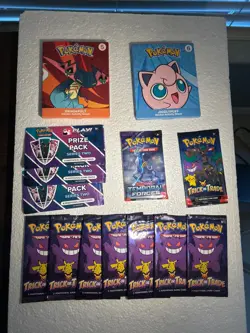 Pokemon Card Packs Lot includes McDonalds, Halloween, Spectral Forces, Prize pks - Image 1