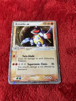 Pokemon Armaldo ex POP Series 1 Ultra Rare Holo 16/17 160HP English Card Played - Image 1