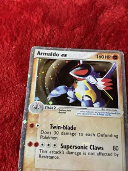 Pokemon Armaldo ex POP Series 1 Ultra Rare Holo 16/17 160HP English Card Played - Image 3
