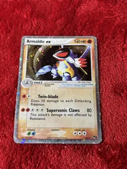 Pokemon Armaldo ex POP Series 1 Ultra Rare Holo 16/17 160HP English Card Played - Image 5