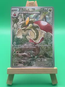 Pokemon TCG Flapple Illustration Rare Holo Card 210/191 Sv08: Surging Sparks - Image 1
