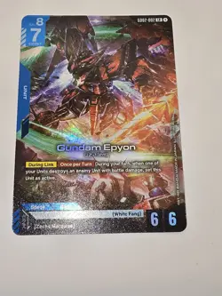 Gundam Epyon - GD02-002 LR Gundam Card Game - Near Mint/Mint - Image 1