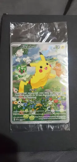 Pokemon Pikachu TCG #088 Scarlet & Violet Black Star Promo Sealed - Image 1