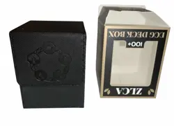 Mana TCG 100+ Card Deck Box Magnetic Closure Black New In Box - Image 1