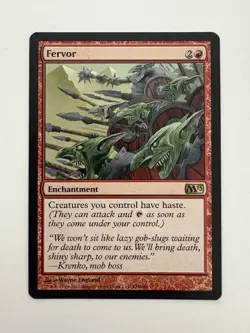 Fervor MTG Magic the Gathering Card NM Near Mint M13 - Image 1