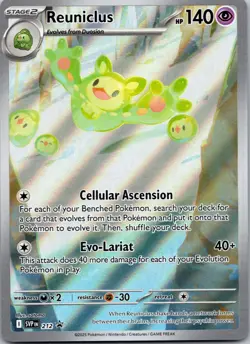 Pokemon TCG Reuniclus Scarlet Violet Promo SVP 212 Full Art Holo - Image 1