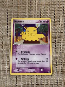 Pokemon TCG Drowsee Reverse Holo Card 32/112 FireRed & LeafGreen - Image 1