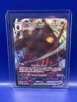 Pokemon TCG Coalossal VMAX 099/185 Swsh04: Vivid Voltage Ultra Rare Holo Card - Image 1