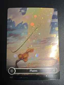Plains #367 · Edge of Eternities · Borderless · Galaxy Foil - Image 1