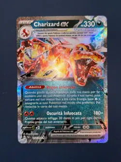 Charizard EX 054/091 Destino di Paldea Carta Pokemon Ita Mint - Image 1
