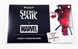 MTG Secret Lair x Marvel Deadpool I Fixed It NEW SEALED Non Foil Pack - Image 1