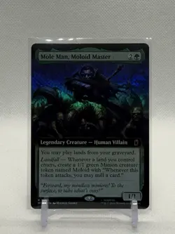 Mole Man, Moloid Master #415 - Marvel Super Heroes (MSH) Extended Art Holo MTG - Image 1
