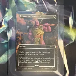 MTG Swords to Plowshares PSA Magazine Promo Marvel Thanos SEALED - Image 1