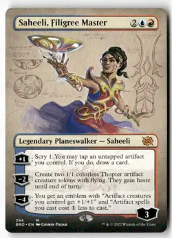 Saheeli Filigree Master Borderless 294 MTG BRO M NM - Image 1