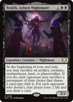 MTG - Braids, Arisen Nightmare - EOC 0082 - Edge of Eternities - Rare - Magic - Image 1