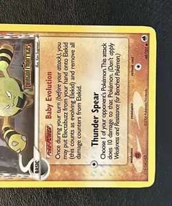Pokemon TCG Elekid 48/101 2006 EX Dragon Frontiers Reverse Holo Rare Stamped - Image 3