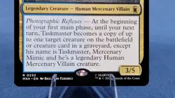 Taskmaster, Mercenary Mimic Regular MSH 232 MTG A - Image 3