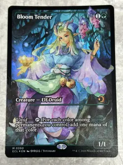 Magic: The Gathering MTG Bloom Tender ECL 0390 Mythic Foil Full Art Showcase - Image 1