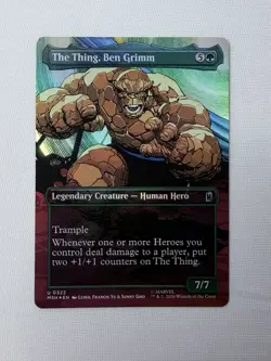 MTG Marvel Super Heroes Fantastic 4 Full Extended Art Foil Bundle M/NM - Image 4