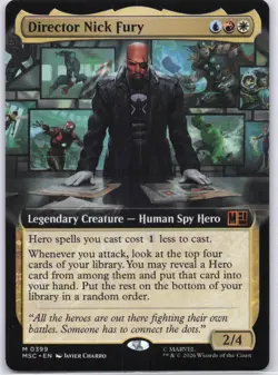 Commander: Marvel Super Heroes #399 Director Nick Fury (Extended Art) - Image 1