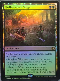 Hollowmurk Siege #192 Tarkir: Dragonstorm Foil Rare - Image 1
