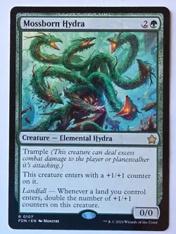 Mossborn Hydra, MTG, Magic the Gathering (107/830) Foundations LP - Image 1