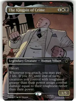 Foil The Kingpin of Crime (Borderless) (0327) 327 MSH Magic: The Gathering NM - Image 1