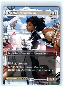 Monica Rambeau (Borderless) (0345) 345 Marvel Super Heroes MTG NM - Image 1