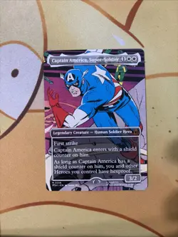Captain America, Super-Soldier (Borderless) (0316) Marvel Super Heroes Regular - Image 1