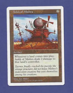 1997 Magic the Gathering - Ankh of Mishra - Fifth - 5th Edition MTG - Image 1