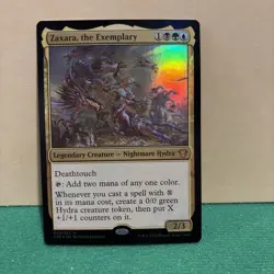 MTG Magic the Gathering Zaxara the Exemplary (foil) Commander 2020 (#20) NM - Image 1