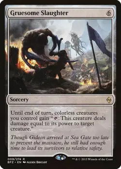 Gruesome Slaughter [Battle for Zendikar] Magic MTG - Image 1