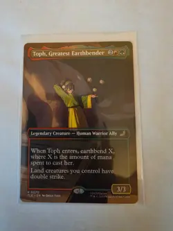 Toph, Greatest Earthbender Borderless MTG TLE Nm/M - Image 1