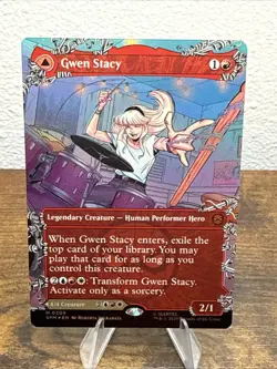 Gwen Stacy (0209) (Borderless) Marvel's Spider-Man Foil - Image 1