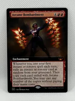 Arcane Bombardment (Extended Art) Streets of New Capenna Regular - Image 1
