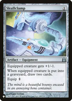 1x Skullclamp MTG The List - Image 1