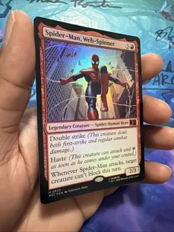 1x Spider-Man, Web Spinner Foil (Commander: Marvel Super Heroes) Mythic 0832 - Image 2